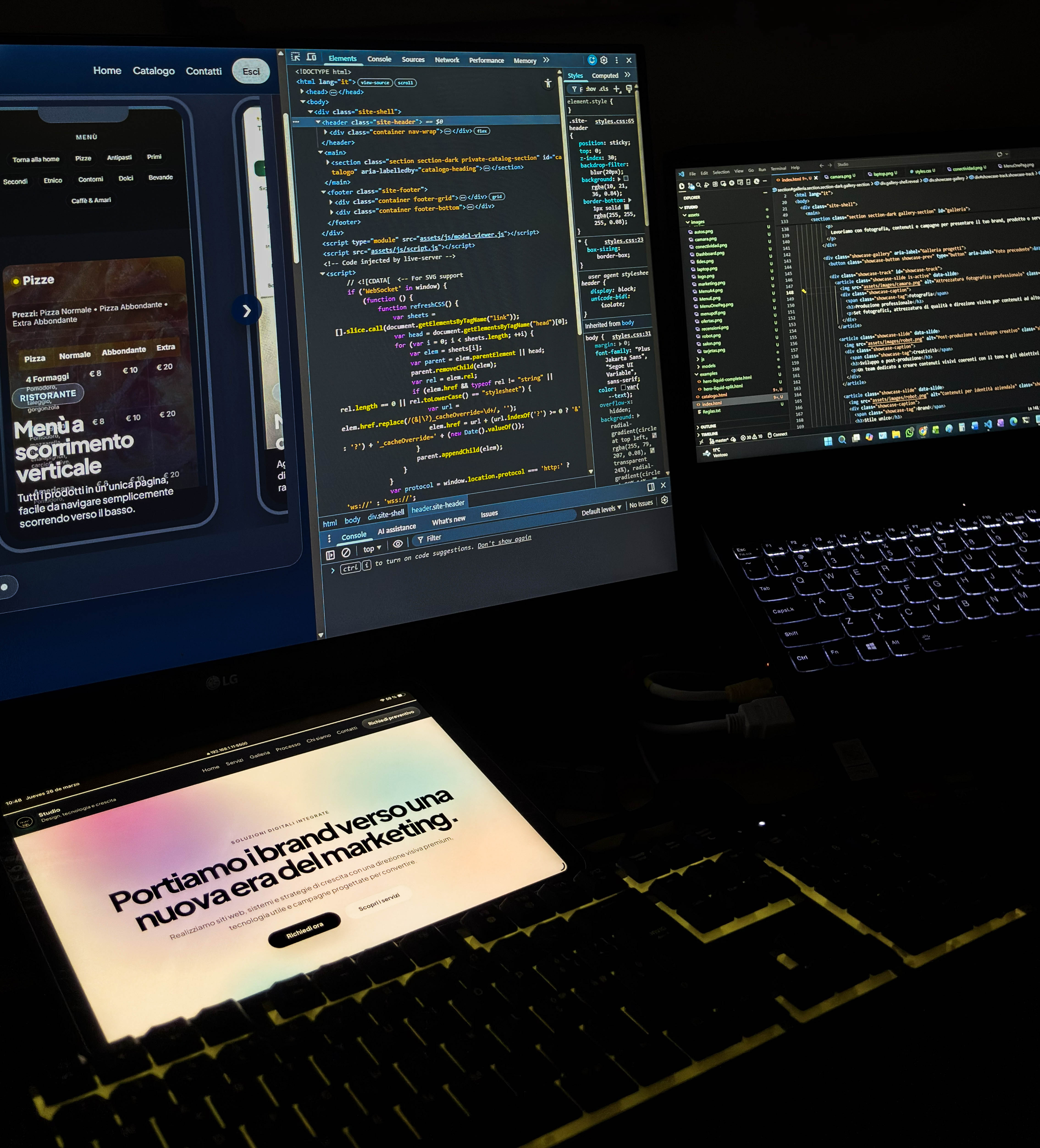 Post-produzione e sviluppo creativo